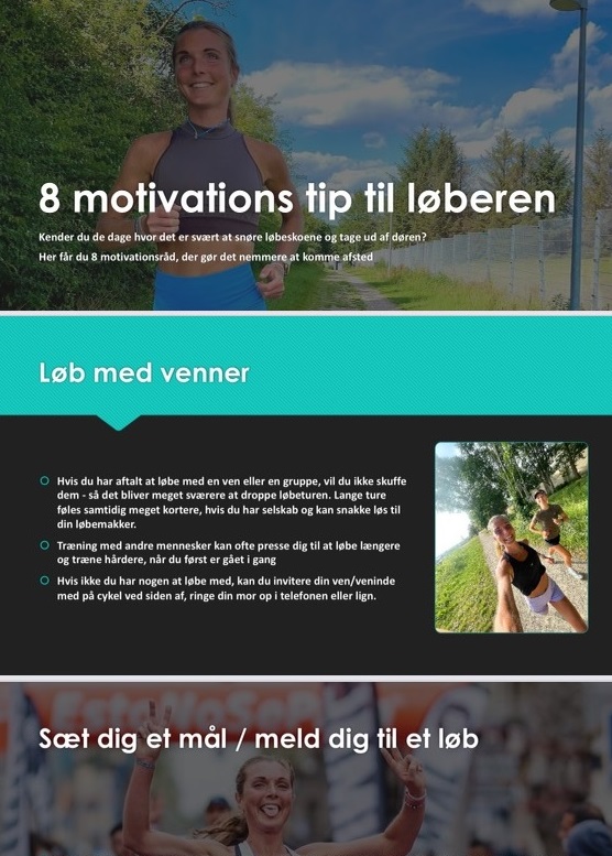 8 motivations tips til løberen